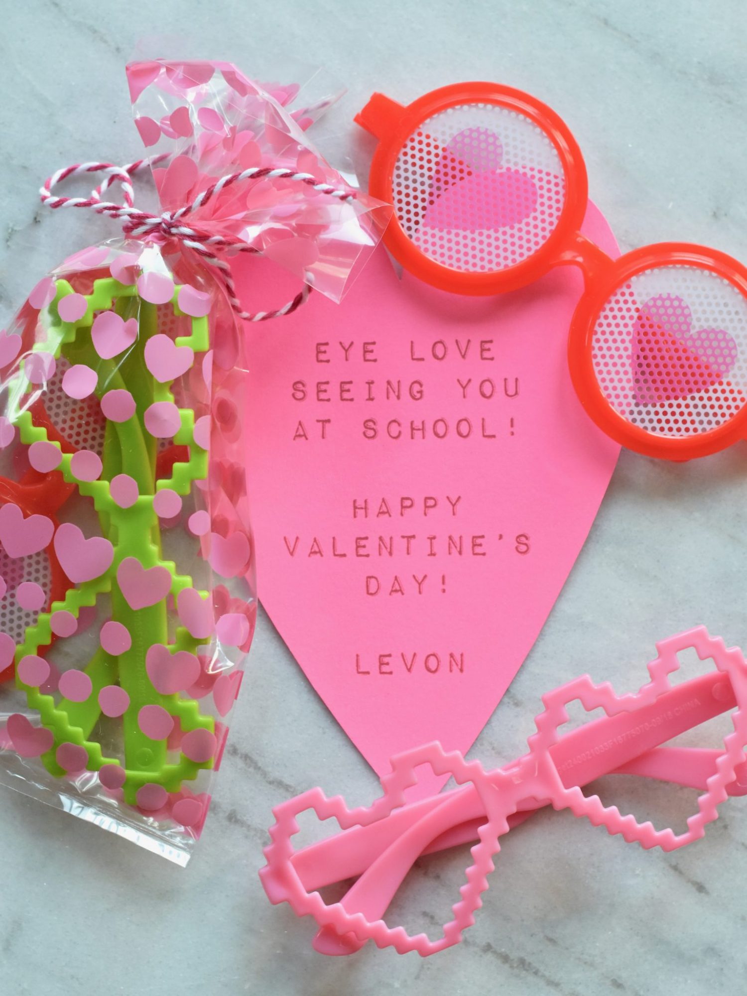 "Eye Love You" Class Valentines