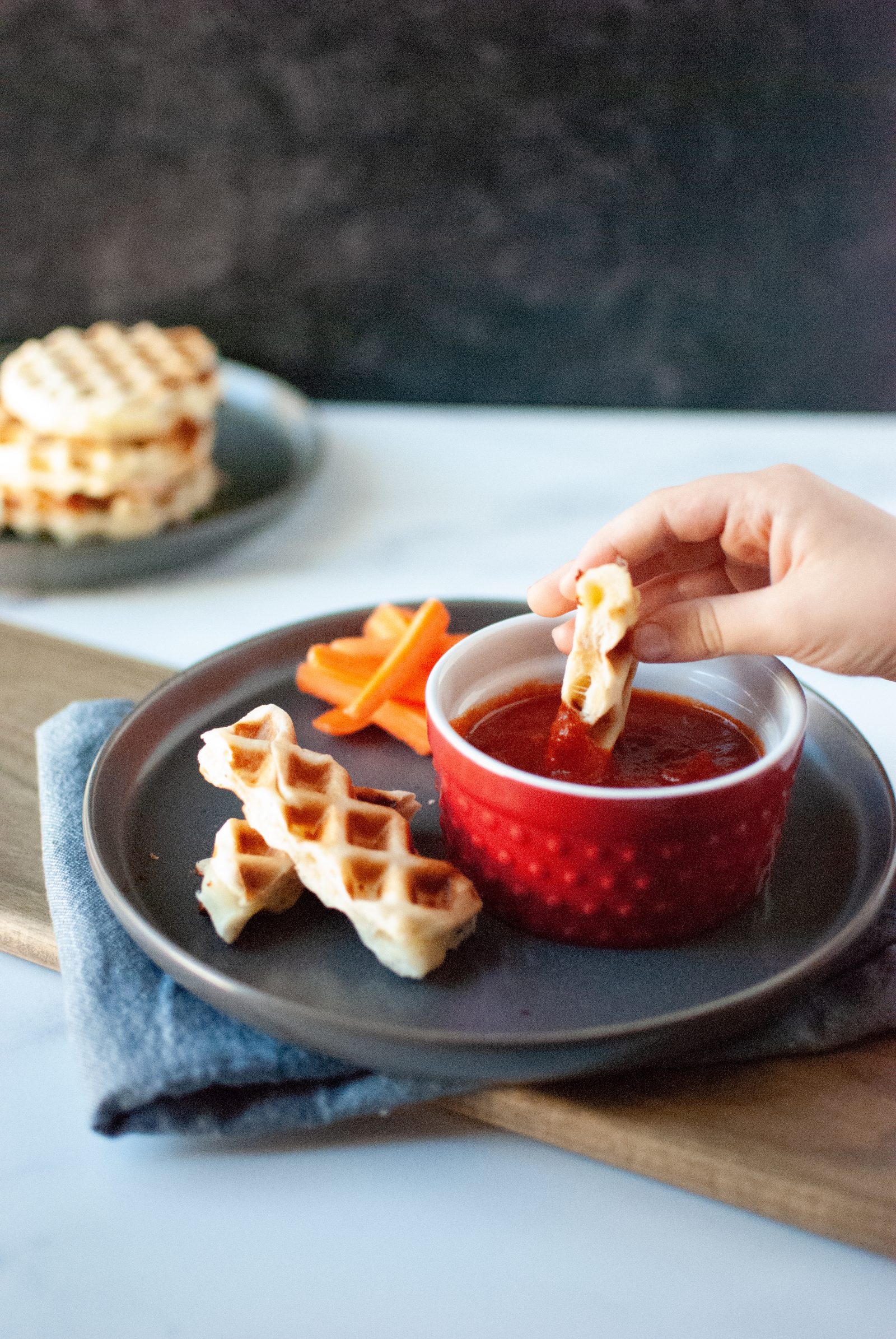 An Easy Lunch To Make With Kids: Pizza Waffles, Raise Magazine